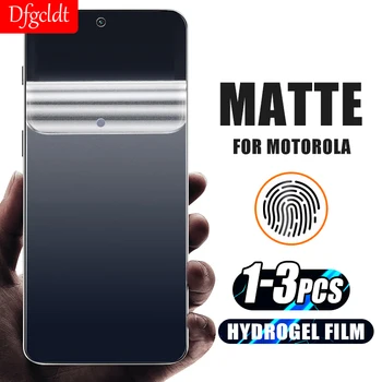 1-3 бр. Matte Гидрогелевая Филм За Motorola G82 G72 G62 G52 G42 G32 G22 G41 G31 Защитно Фолио За Екран на Мото X40 X30 S30 Edge Pro 40