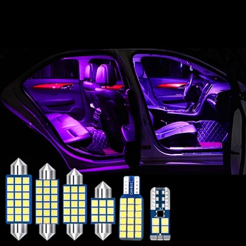 14шт Авто Led Крушки Интериора на Автомобила Купол Карта Светлина За Четене Комплект Тоалетна Огледала Жабката Багажника Светлини За Audi Q5 SQ5 8R 2008 - 2019