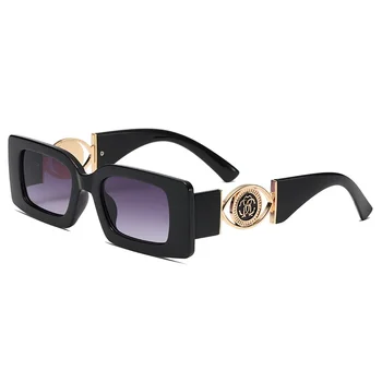 2024 Vintage Слънчеви Очила Мъжки Маркови Дизайнерски Модни Слънчеви Очила В Малка Рамка Мъжки Ретро Хип-Хоп, Пънк Тенденция Женски Oculos De Sol