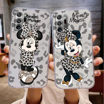 Disney Minnie Minnie За Redmi Note 12 Pro Plus 11 11T 10 9 8 Pro Lite Pro Max 5G и 4G Прозрачен Калъф За вашия Телефон