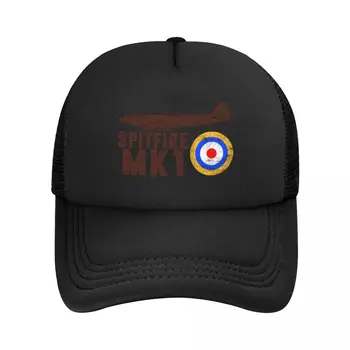 Spitfire UK Mk.1 RAF, Шапка на шофьор на камион от времената на Втората световна война, жени, мъже, Регулируеми по поръчка бейзболна шапка Унисекс Supermarine Fighter, Градинска