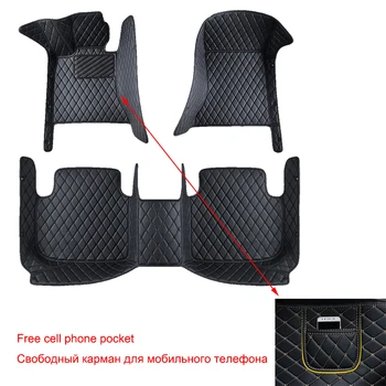 Автомобилни постелки по поръчка за Mercedes Benz GLE 5 Seat 2020-2022 година на Издаване Детайли на интериора, Аксесоари Килим от изкуствена кожа