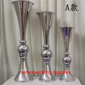 ваза за цветя във формата на цилиндър при преминаването на сватбената стълбите / висока умствена цилиндър за декорация на пода /евтини ваза във формата на железни цилиндри sen58