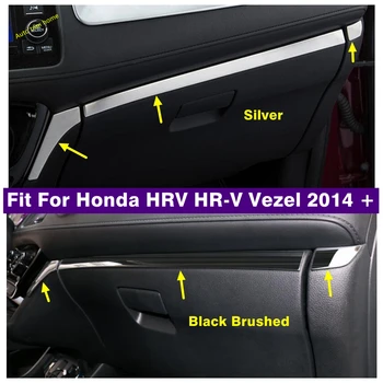 Вътрешна лента на централното управление, табло, тампон върху таблото, подходящ за аксесоари Honda HRV HR-V Vezel 2014-2020 г.