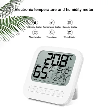 Дигитален термометър, влага с высокоточным сензор, индикатор за комфорт на въздуха с ясни показания, отличен за къща