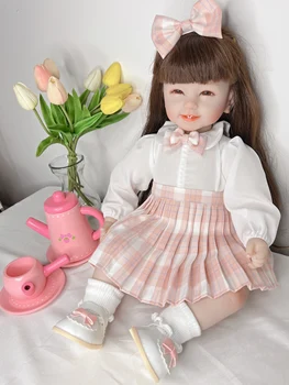 Дрехи за кукла Реборн имитира детски рокли за охрана поли принцеси за момичета