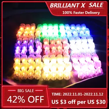 Лот кръгли led RGB топка лампи-светкавици, Топла разпродажба, Нови декорации, Светлини от балони, Топка фенери, червено, бяло, синьо, розово