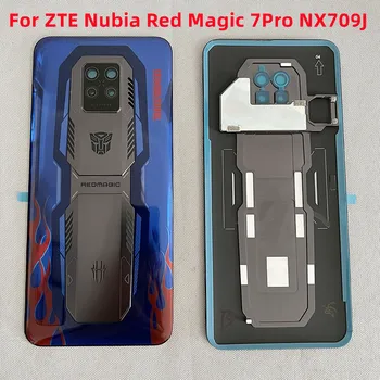 Мястото на Оригинала За ZTE Nubia Red Magic 7 7S Pro/NX679J NX709J 8 Задната част на Кутията на батерията със Стъклен Капак на Задната Врата Ремонт на Корпуса на Корпуса