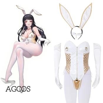 Оригинален дизайн AGCOS, Cosplay костюм за момиче-Златен Заек, Кожени панталони, Женски прекрасен сексуален cosplay