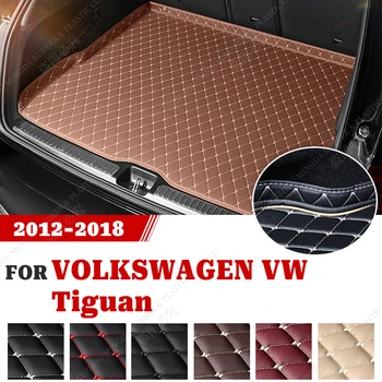 Подложка в багажника на колата за VOLKSWAGEN VW Tiguan 2012 2013 2014 2015 2016 2017 2018 Автомобилни аксесоари по поръчка, за Украса на интериор на автомобил
