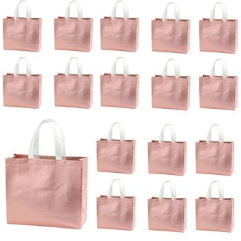 Пътна чанта от 10 теми, множество подарък чанта-тоут с дръжка за шаферките за рожден ден, сватба, 12,2x11x4,7 инча. (Мери Сладко)
