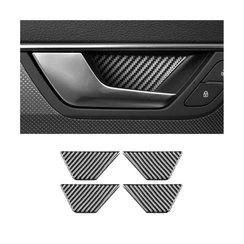 Стикери от карбон за Audi A6 C8 2019-2023, Капак на купата вътрешната врата на колата, Декоративна Украса панели, Аксесоари за интериора