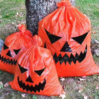 Тиквата Тревата Чанти за Хелоуин Есента Открит Градински Чувал За Боклук В Двора на торба За Листа С Угощением За Партита Гигантски Торби За Подаръци